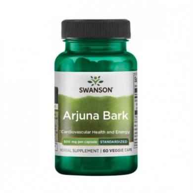 Swanson Arjuna bark extract 60 kapsułek