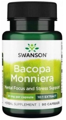 Swanson Bacopa Monniera 10:1 extract 90 kapsułek