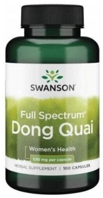 Swanson Dong Quai 530mg Dzięgiel Chiński 100 kapsułek