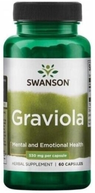 Swanson Graviola 530mg 60 kapsułek