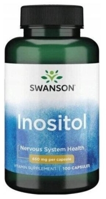 Swanson Inozytol 650mg 100 kapsułek