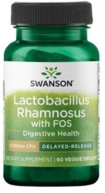 Swanson Lactobacillus Rhamnosus z FOS 60 kapsułek
