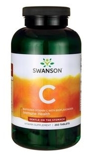 Swanson Witamina C1000 buforowana z bioflawonoidami 250 tabletek