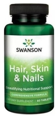 Swanson Włosy Skóra Paznokcie 60 tabletek