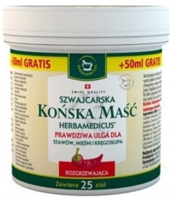 SwissMedicus Końska Maść Rozgrzewająca 250 ml