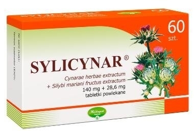 Sylicynar - na wątrobę, tabletki, 60 sztuk