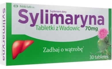 Sylimaryna Tabletki z Wadowic 30 tabletek