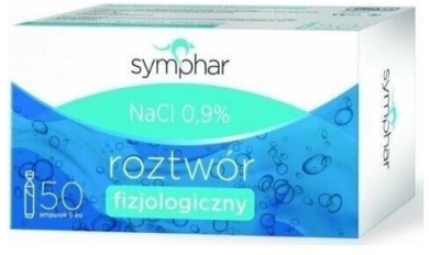 Symphar NaCl 0,9% rozt. 50 amp.a 5ml