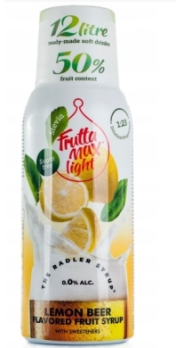 Syrop FruttaMax Radler Cytrynowy Light 500 ml na 12 litrów
