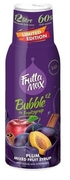 Syrop FruttaMax Śliwka, jabłko, cynamon limitowana edycja świąteczna 500ml