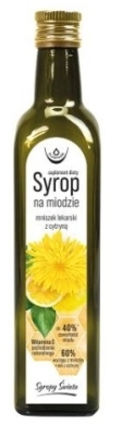 Syrop na miodzie Mniszek Lekarski z Cytryną 250 ml
