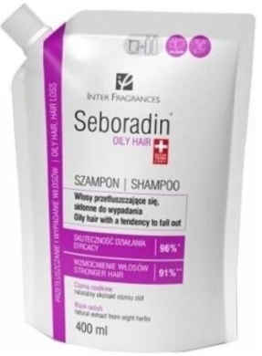 Szampon Seboradin Oily Hair włosy przetłuszczające się i skłonne do wypadania 400 ml refill
