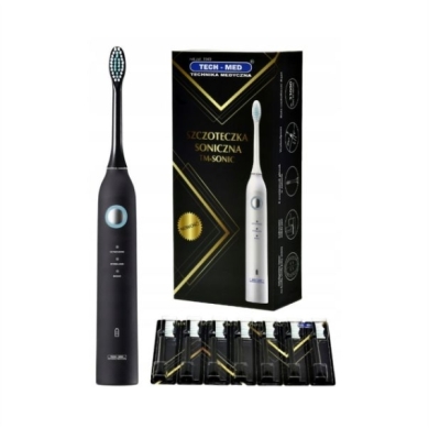 Szczoteczka soniczna TM-SONIC czarna 1 sztuka