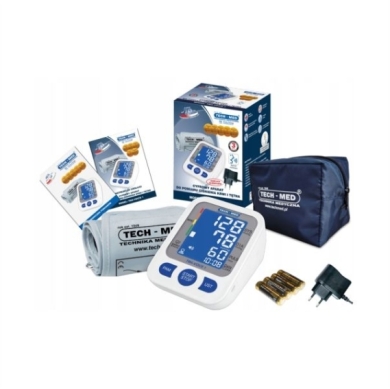 TECH-MED Ciśnieniomierz elektroniczny TMA-VOICE 1 + zasilacz 1 sztuka