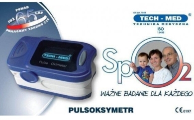 TECH-MED Pulsoksymetr TM-PX30 niebieski