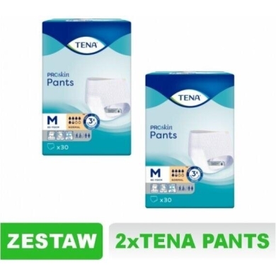 TENA PANTS ProSkin Normal M majtki chłonne Zestaw: 2x30 sztuk