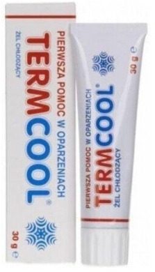 TERMCOOL Żel chłodzący pierwsza pomoc w oparzeniach 30g