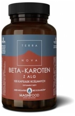 TERRANOVA Beta-Karoten z Alg 100 kapsułek