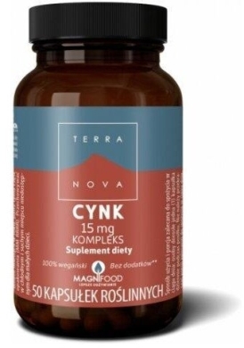 TERRANOVA Cynk 15 mg kompleks 50 kapsułek
