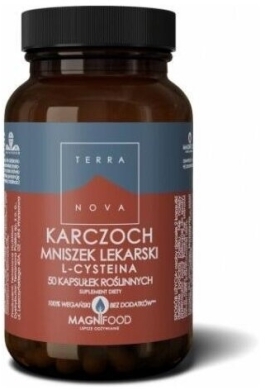 TERRANOVA Karczoch Mniszek Lekarski L-Cysteina 50 kapsułek