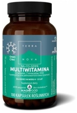 TERRANOVA Na-co-dzień multiwitamina dla dzieci od 4 do 12 lat 100 kapsułek