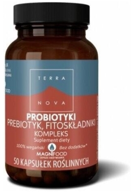 TERRANOVA Probiotyki Prebiotyk Fitoskładniki Kompleks 50 kapsułek