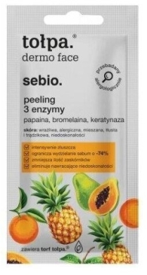 TOŁPA DERMO FACE SEBIO Peeling 3 enzymy 8ml
