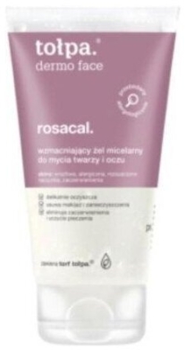 TOŁPA DERMO ROSACAL Wzmacniający żel micelarny do mycia twarzy i oczu 150 ml
