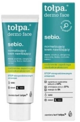TOŁPA DERMO SEBIO Normalizujący krem nawilżający 40 ml