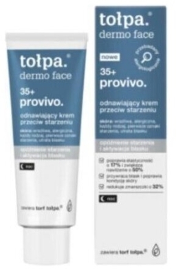 TOŁPA DERMO provivo 35+ Odnawiający krem przeciw starzeniu na noc 40 ml