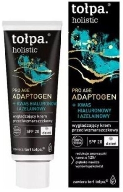 TOŁPA HOLISTIC krem wygładzający przeciwzmarszczkowy SPF20 na dzień 40ml