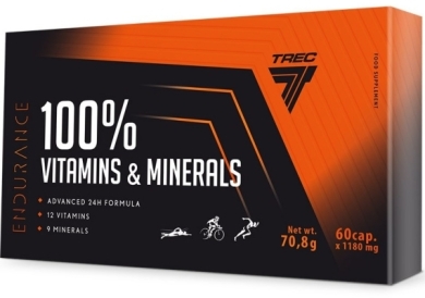 TREC 100% Vitamins & Minerals 60 kapsułek