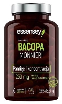 TREC ESSENSEY Bacopa Monnieri 90 kapsułek