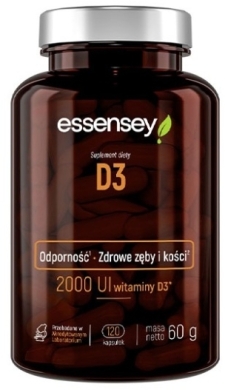 TREC ESSENSEY Witamina D3 120 kapsułek