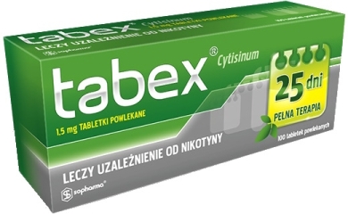 Tabex 100 tabletek