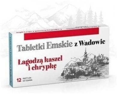 Tabletki Emskie z Wadowic 12 pastylek