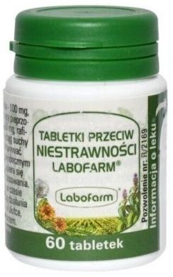 Tabletki przeciw niestrawności Labofarm 60 tabletek