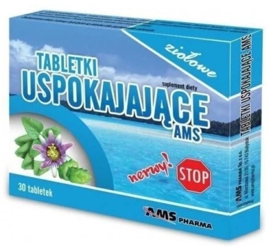 Tabletki uspokajające AMS 30 tabletek
