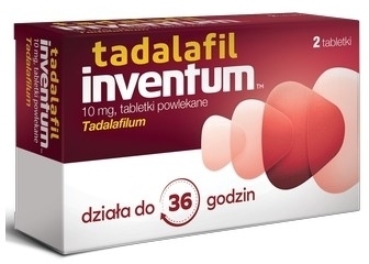 Tadalafil Inventum 10mg 2 tabletki