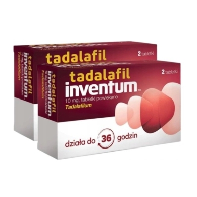 Tadalafil Inventum 10mg 2 tabletki Wielopak x2