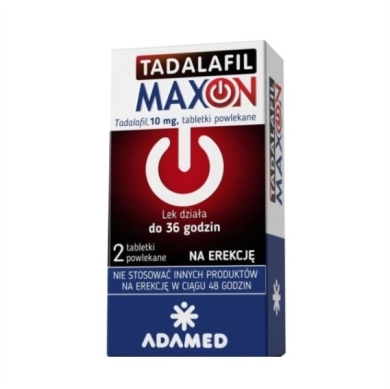 Tadalafil Maxon 0,01 g 2 tabletki