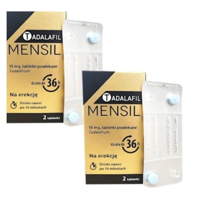 Tadalafil Mensil 10 mg 2 tabletki Wielopak x2