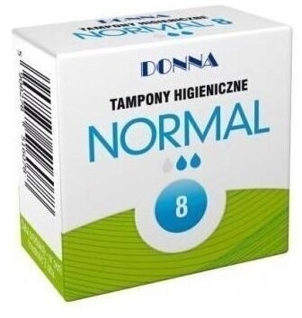 Tampony DONNA NEW Normal 8 sztuk