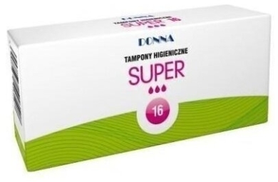 Tampony DONNA NEW Super 16 sztuk