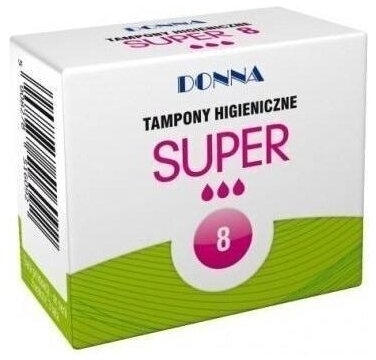 Tampony DONNA NEW Super 8 sztuk