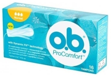 Tampony OB ProComfort Normal 16 sztuk