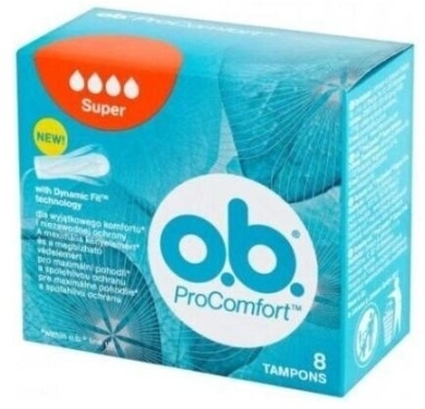 Tampony OB ProComfort Super 8 sztuk