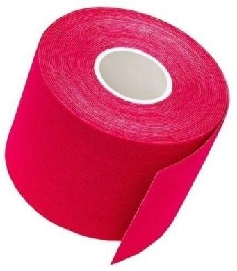 Taśma kinesiology Novama Kino2 czerwona 5 cm x 5 m