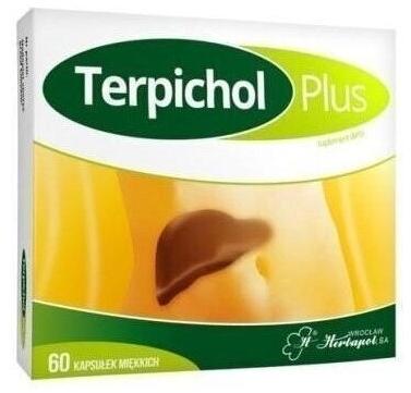 Terpichol Plus kaps.miękkie 60kaps.(2x30)