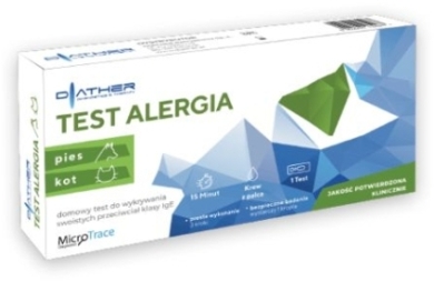 Test Alergia pies kot 1 sztuka